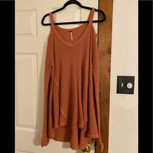 Free People Cold Shoulder Sweater